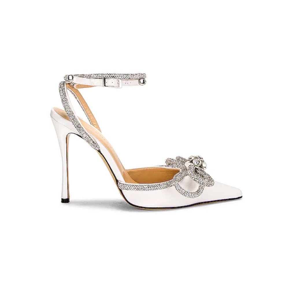 MACH & MACH Double Crystal Bow High Heel - Picture 1 of 14